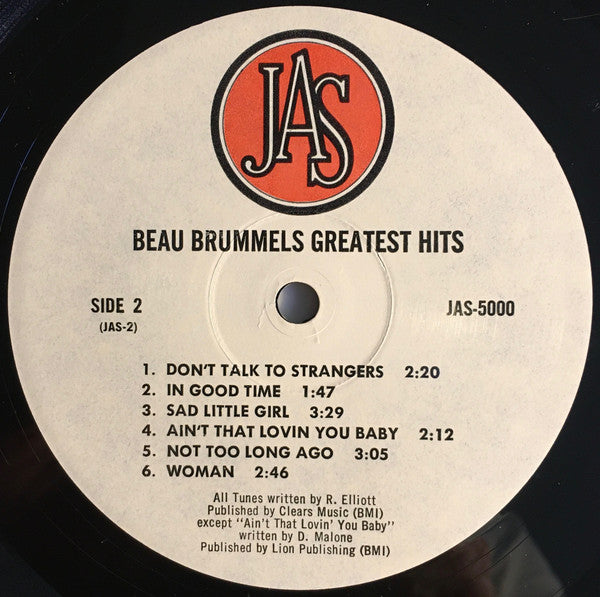 The Beau Brummels : The Original Hits Of The Beau Brummels (LP, Comp)