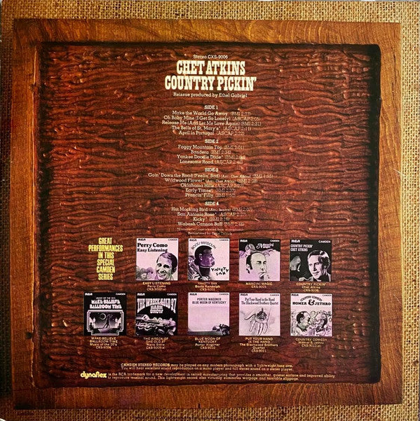 Chet Atkins : Country Pickin' (2xLP, Comp, Ind)