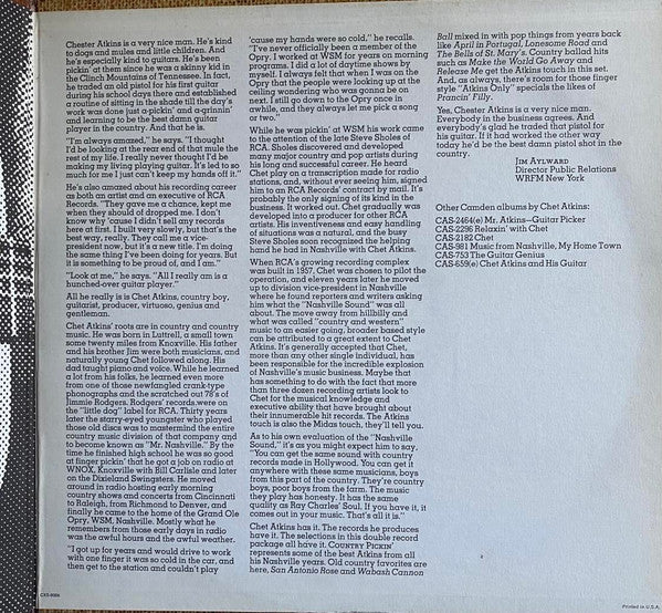 Chet Atkins : Country Pickin' (2xLP, Comp, Ind)