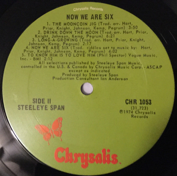 Steeleye Span : Now We Are Six (Vinyl, VG) – Square Cat Vinyl