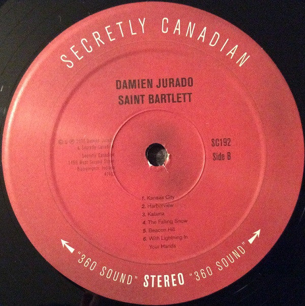 Damien Jurado : Saint Bartlett (LP, Album)