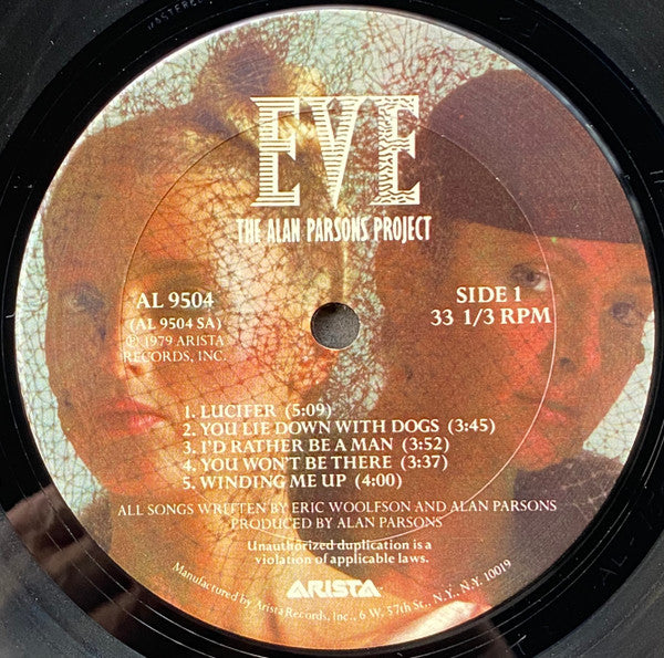The Alan Parsons Project : Eve (LP, Album, Gat)