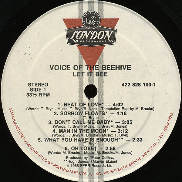 Voice Of The Beehive : Let It Bee (LP, Album, 53)