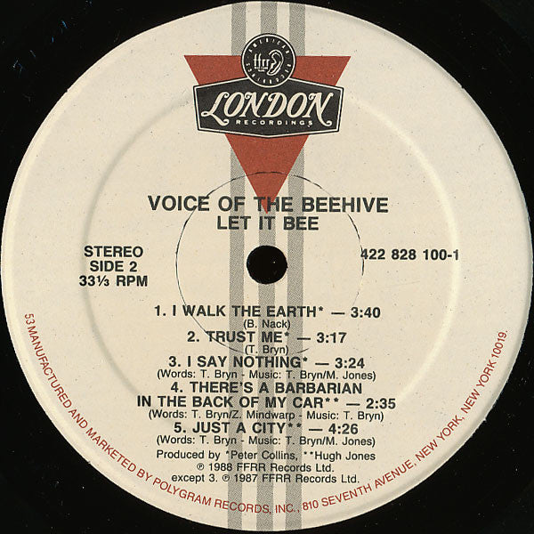 Voice Of The Beehive : Let It Bee (LP, Album, 53)