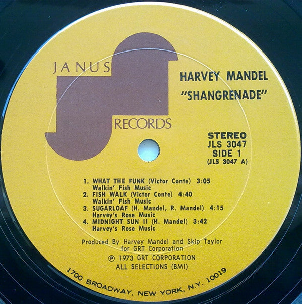 Harvey Mandel : Shangrenade (LP, Album, Pit)