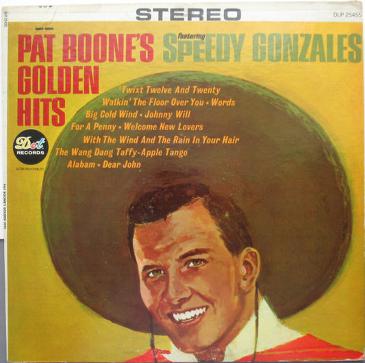 Pat Boone : Pat Boone's Golden Hits Featuring Speedy Gonzales (LP, Comp)