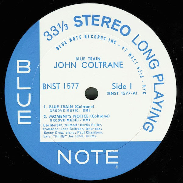 John Coltrane : Blue Train (LP, Album, RE, 200)