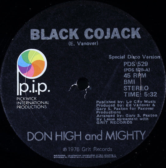Don High And Mighty : Black Cojack (12", Ltd)
