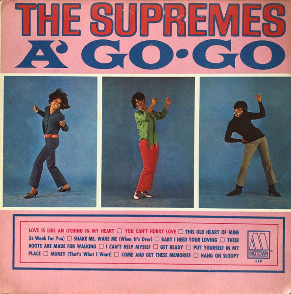 The Supremes : A' Go-Go (LP, Album, Ter)