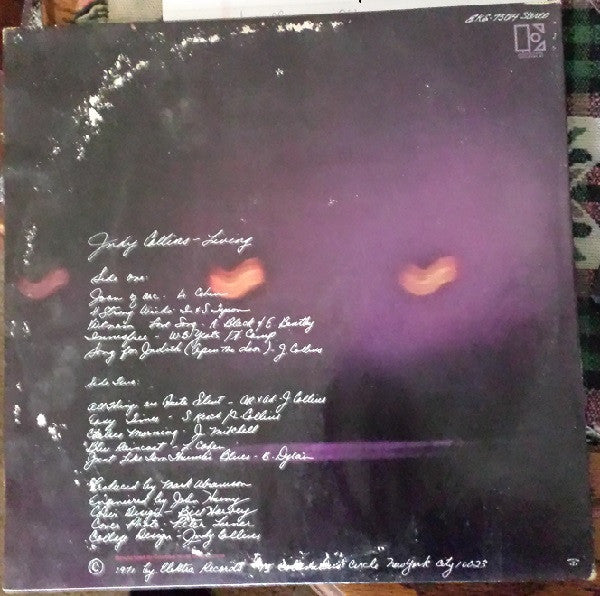 Judy Collins : Living (LP, Album, RE, Gat)