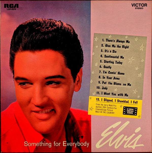 Elvis Presley : Something For Everybody (LP, Album, RE)