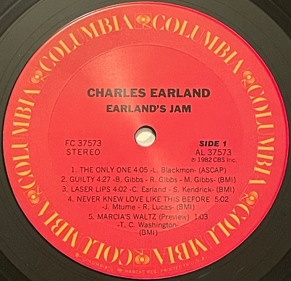 Charles Earland : Earland’s Jam (LP, Album, Ter)