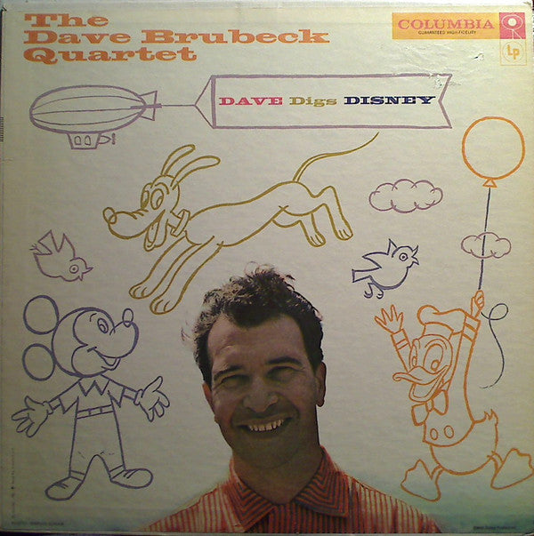 The Dave Brubeck Quartet : Dave Digs Disney (LP, Album, Mono)