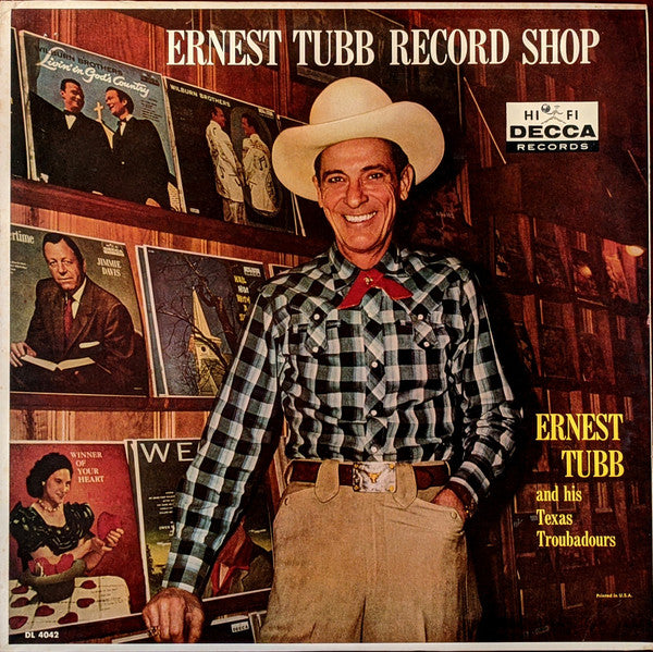 Ernest Tubb And His Texas Troubadours : Ernest Tubb Record Shop (LP, Album, Mono, RP)