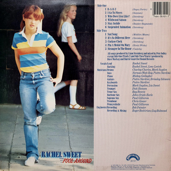 Rachel Sweet : Fool Around (LP, Album, Pit)