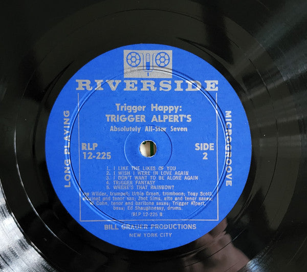 Trigger Alpert / Absolutely All-star Seven : Trigger Happy! (LP, Mono)