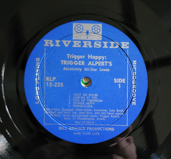 Trigger Alpert / Absolutely All-star Seven : Trigger Happy! (LP, Mono)