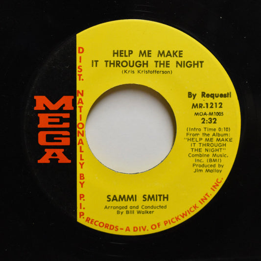Sammi Smith : Help Me Make It Through The Night / When Michael Calls (7", RE)