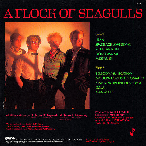A Flock Of Seagulls : A Flock Of Seagulls (LP, Album, Hau)