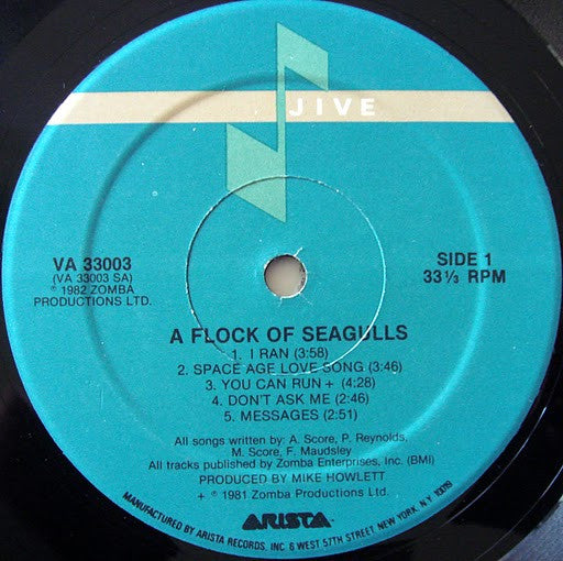 A Flock Of Seagulls : A Flock Of Seagulls (LP, Album, Hau)