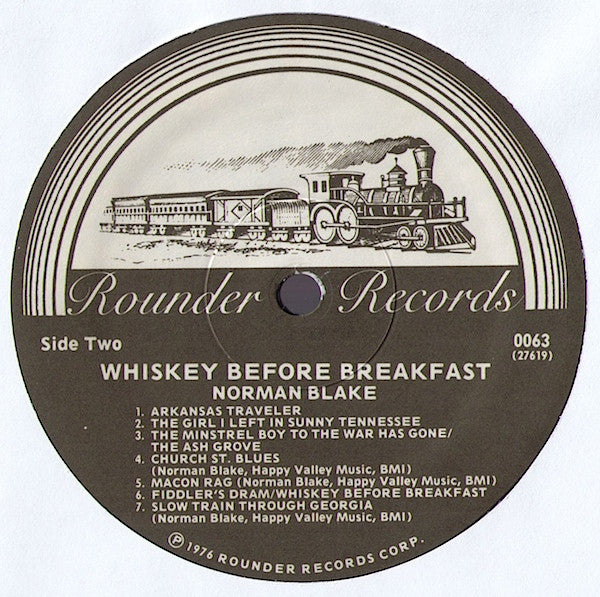 Norman Blake (2) : Whiskey Before Breakfast (LP, Album, Wak)