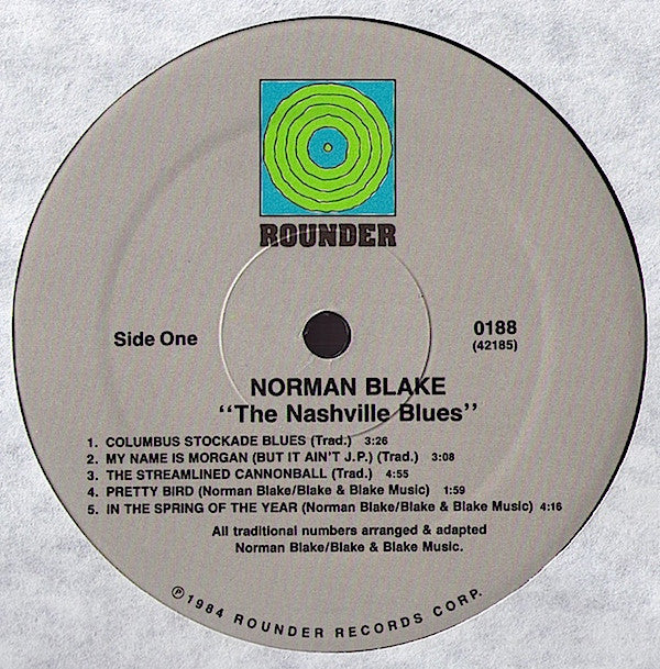 Norman Blake (2) : Nashville Blues (LP, Album)