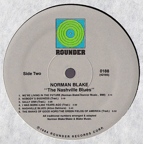 Norman Blake (2) : Nashville Blues (LP, Album)