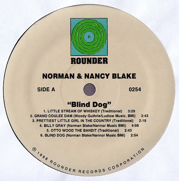 Norman & Nancy Blake : Blind Dog (LP, Album)