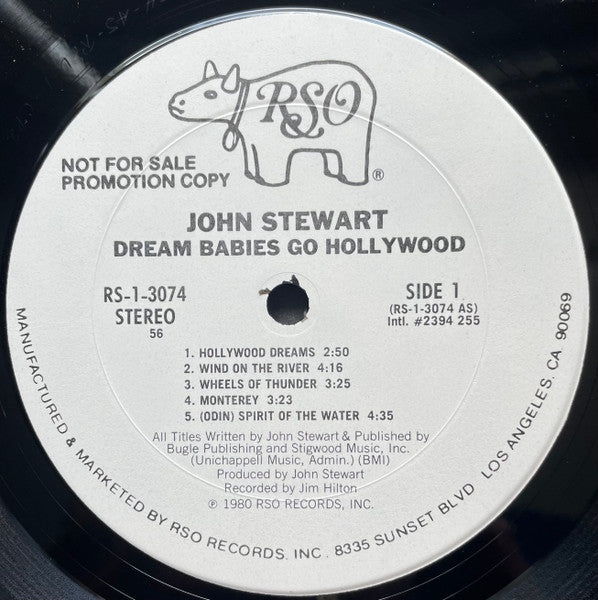 John Stewart (2) : Dream Babies Go Hollywood (LP, Album, Promo, 56-)