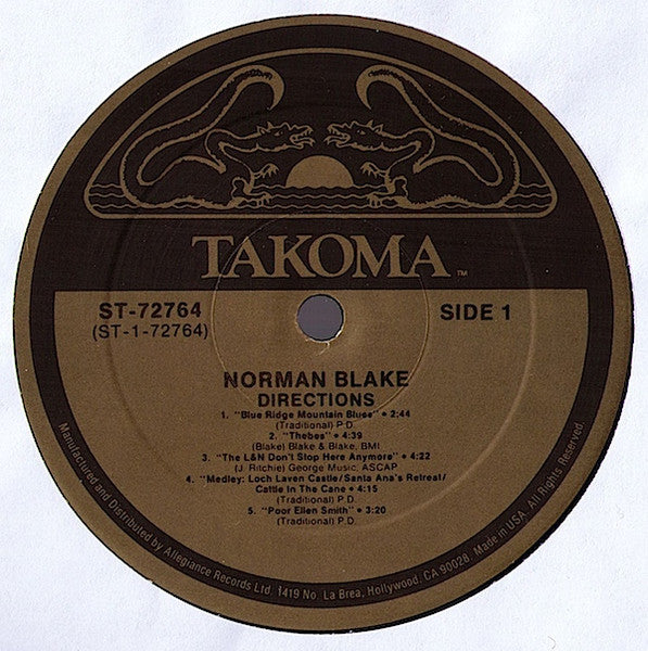 Norman Blake (2) : Directions (LP, Album)