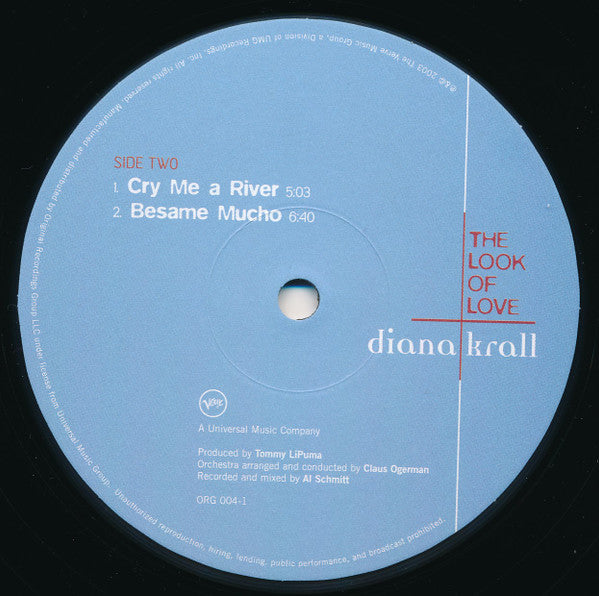 Diana Krall : The Look Of Love (2xLP, Album, RE, 180)