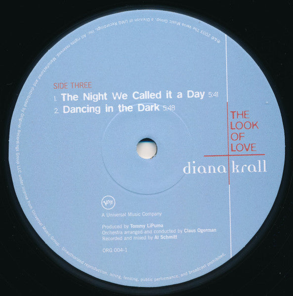 Diana Krall : The Look Of Love (2xLP, Album, RE, 180)