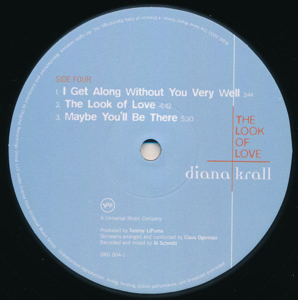 Diana Krall : The Look Of Love (2xLP, Album, RE, 180)