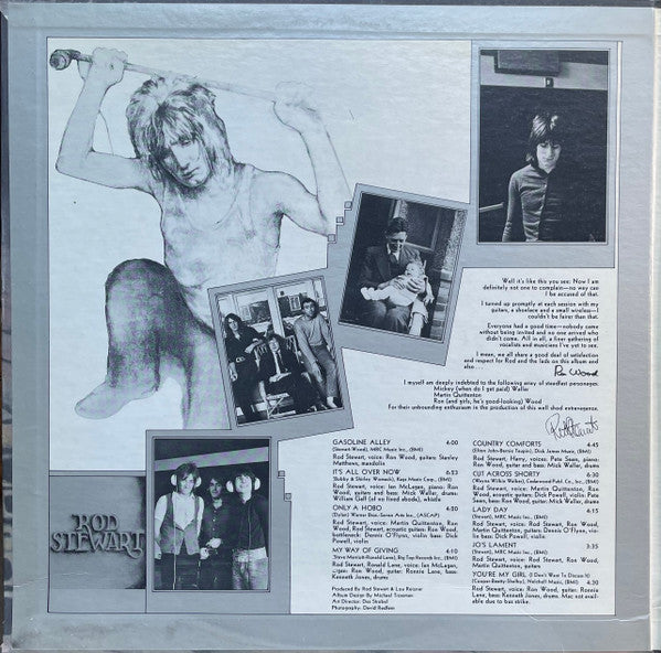 Rod Stewart : Gasoline Alley (LP, Album, Mer)