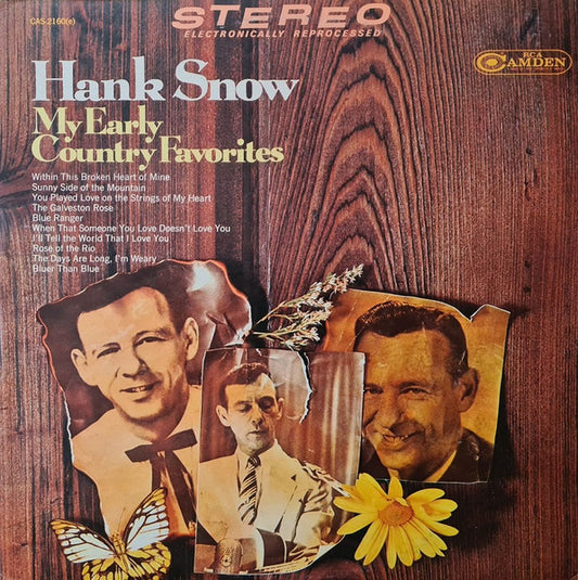 Hank Snow : My Early Country Favorites (LP, Album, Roc)