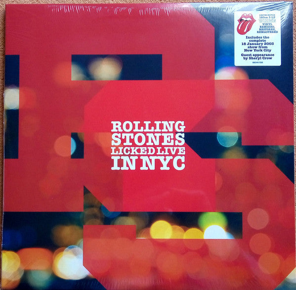 Rolling Stones* : Licked Live In NYC (3xLP, Album, Ltd, RM, Whi)