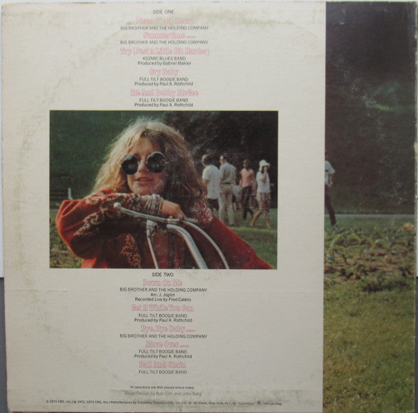 Janis Joplin : Janis Joplin's Greatest Hits (LP, Comp, Pit)