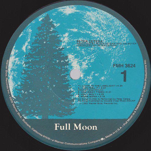 Peter Cetera : Peter Cetera (LP, Album, Los)