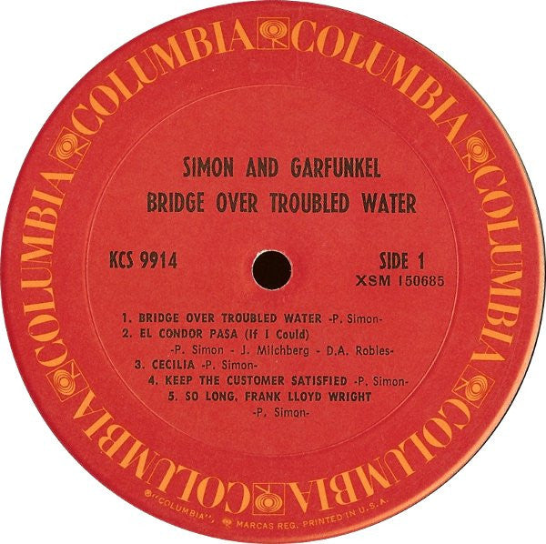 Simon And Garfunkel* : Bridge Over Troubled Water (LP, Album, RP)