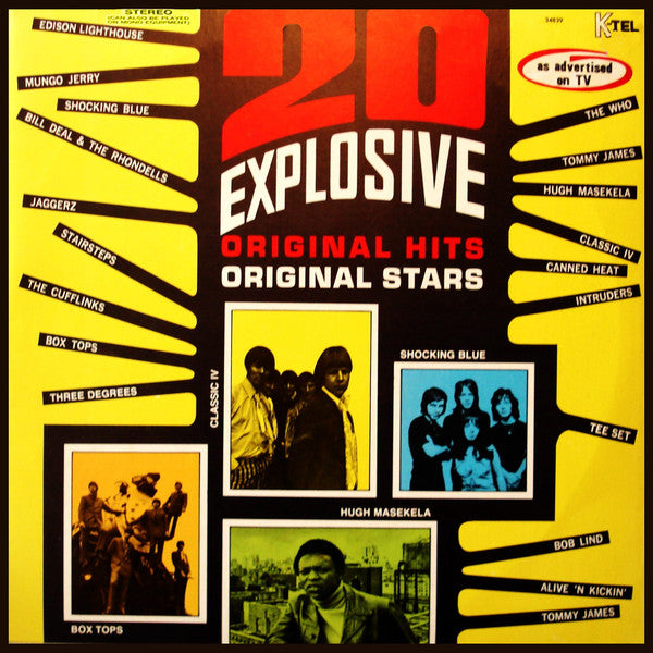 Various : 20 Explosive Hits (LP, Comp)