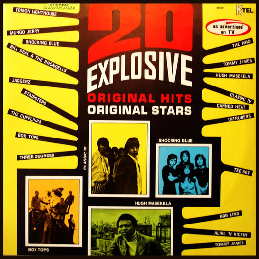 Various : 20 Explosive Hits (LP, Comp)
