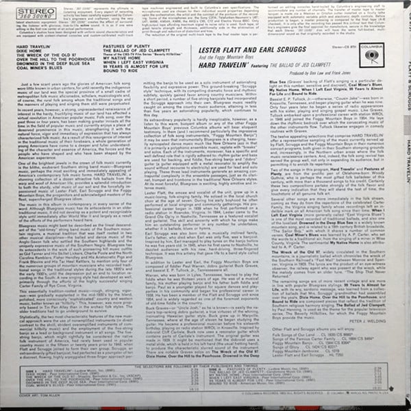 Lester Flatt And Earl Scruggs* And The Foggy Mountain Boys : Hard Travelin' (LP, Album)