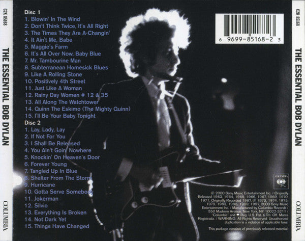 Bob Dylan : The Essential Bob Dylan (2xCD, Comp, Ltd, RM)