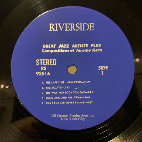Various : Great Jazz Artists Play Compositions Of Jerome Kern (LP, Comp)