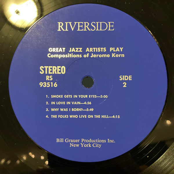 Various : Great Jazz Artists Play Compositions Of Jerome Kern (LP, Comp)