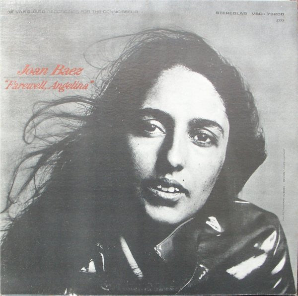 Joan Baez : Farewell, Angelina (LP, Album, RE)