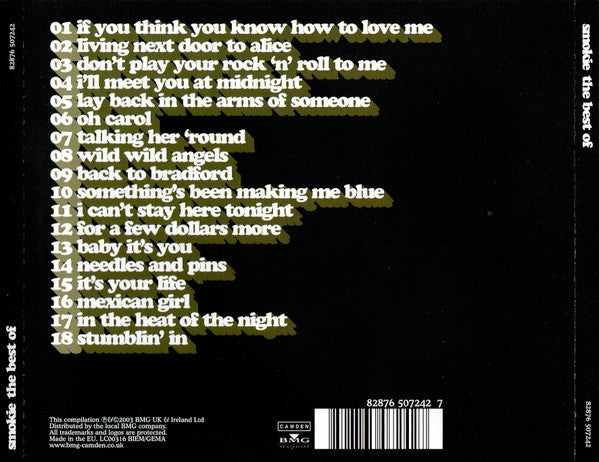 Smokie : The Best Of (CD, Comp, Dis)