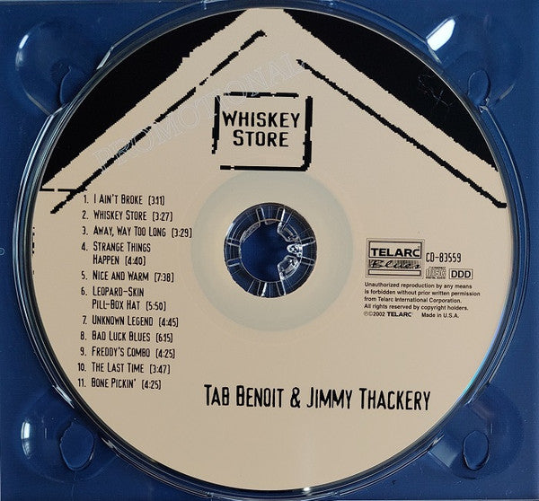 Jimmy Thackery & Tab Benoit : Whiskey Store (CD, Album, Dig)