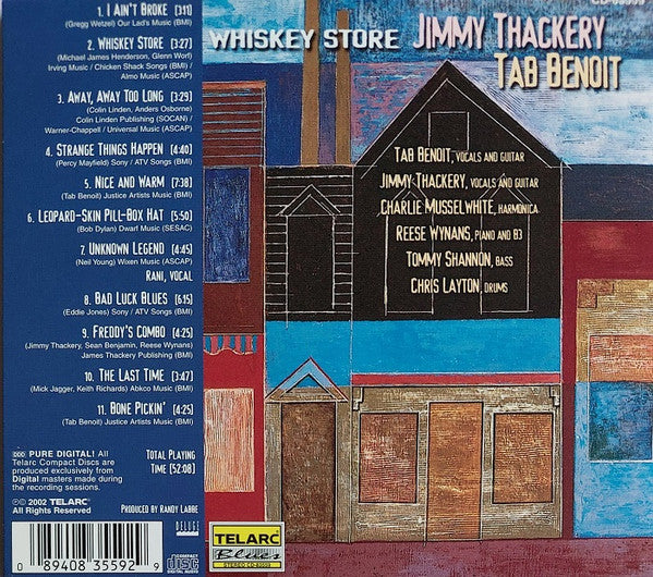 Jimmy Thackery & Tab Benoit : Whiskey Store (CD, Album, Dig)