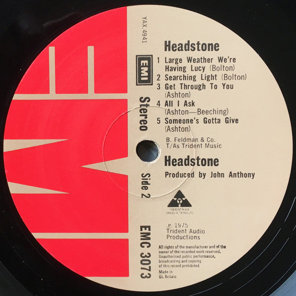 Headstone (2) : Headstone (LP)